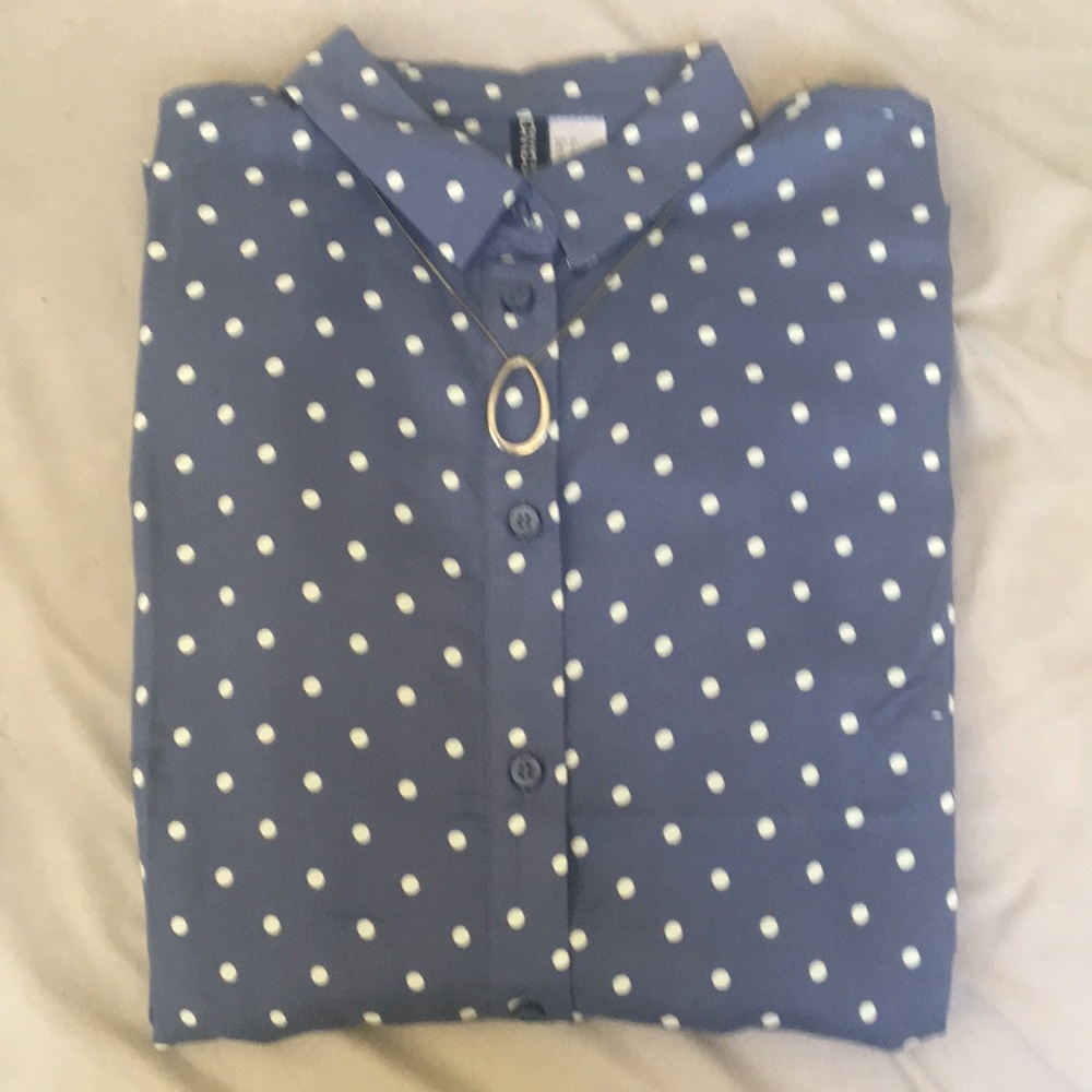 H & M Polka Dot Blouse